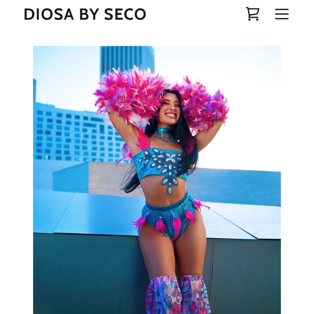 Diosa by Seco festival outfit, Arm Sleeves not included